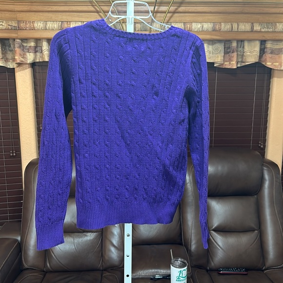 St John’s Bay Purple Sweater - Picture 4 of 5